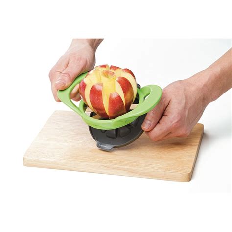 Progressive Prepworks Wedge And Pop Apple And Pear Slicer Gray Green