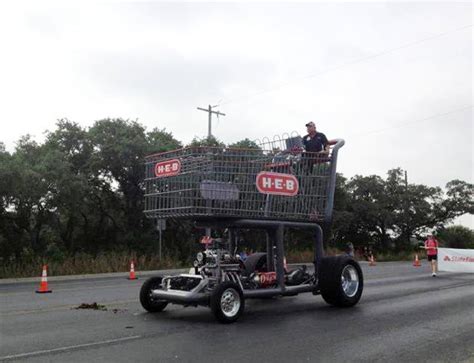 The Texas Sized Hot Rod Shopping Cart By H E B Stores