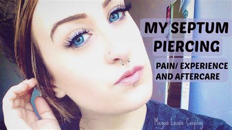 All About My Septum Piercing Pain Experience And Aftercare Youtube
