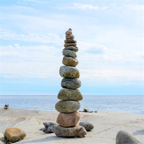 Premium Photo Stacked Rocks Balancing Stacking With Precision Stone