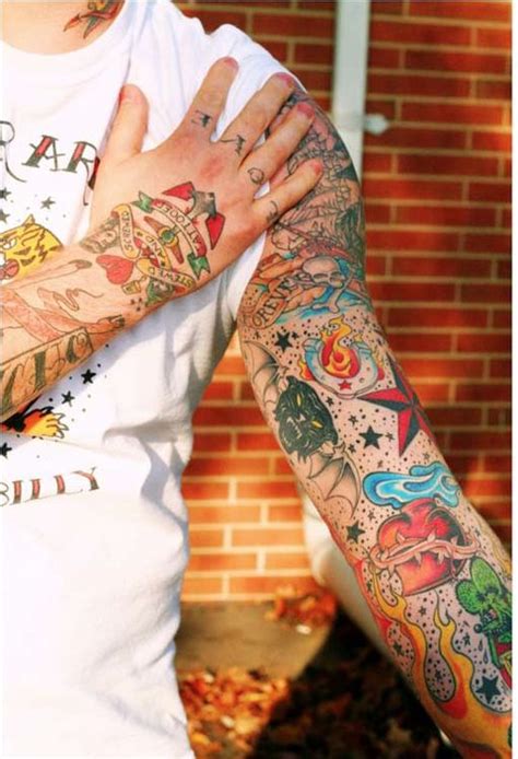 67 Best Traditional Tattoo Sleeve Old School Tattoo Arm