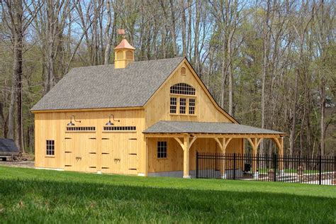 Post And Beam Carriage House Plans Carriage Barn Post And Beam 2