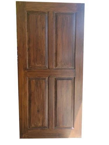 32mm Interior Indian Teak Wood Door For Home 6 X 3 Feet At Rs 19000