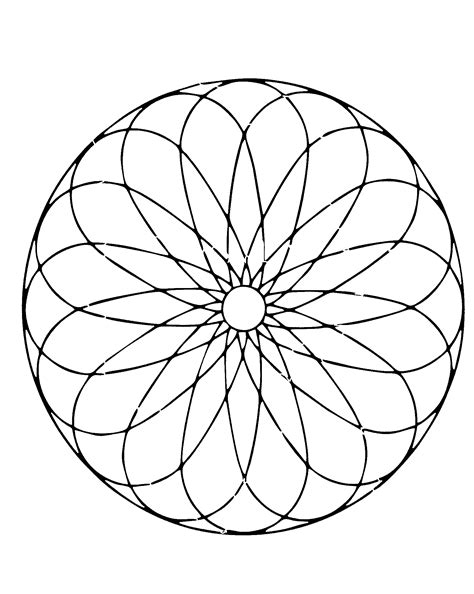 Simple Mandala 72 Mandalas Coloring Pages For Kids To Print And Color
