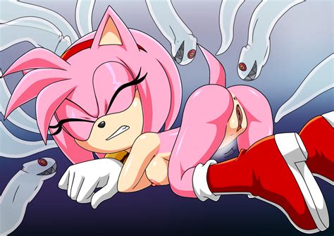 Rule 34 Amy Rose Anus Boom Boo Breasts Closed Eyes Fear Female Ghost