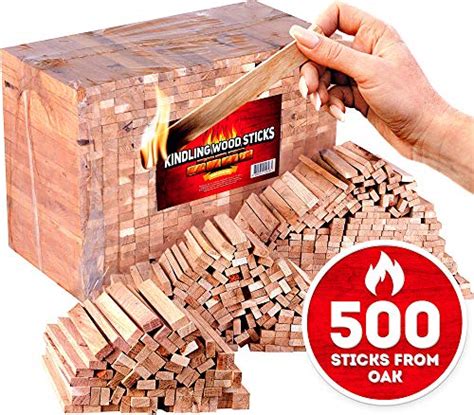 Kindling Wood Sticks 500pc Fire Starter Sticks For Campfires