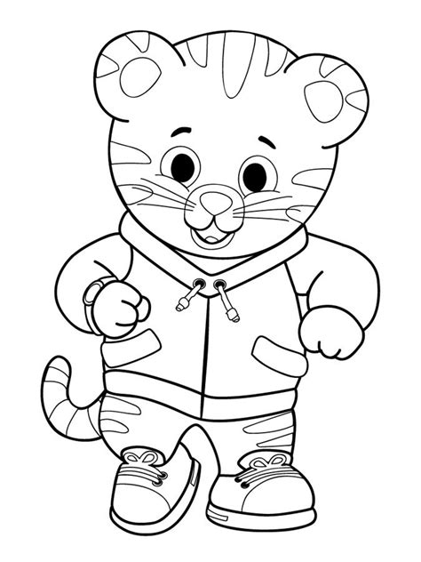 Top 20 tiger coloring pages: Daniel Tiger Coloring Pages - Best Coloring Pages For Kids
