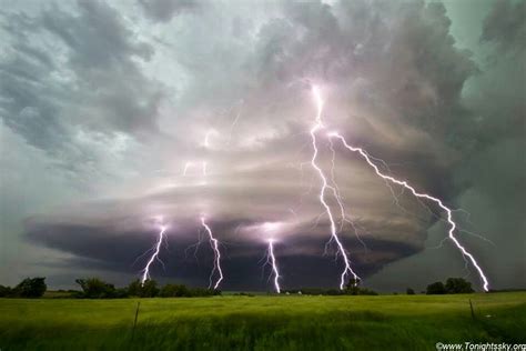 Amazing Beautiful Places Nature Lightning Images Supercell Thunderstorm