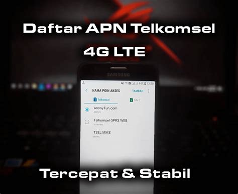 Apn telkomsel tercepat rasa 5g,apn telkomsel 4g tercepat work mengatasi jaringan telkomsel lemot tidak stabil untuk android dan iphoneapn telkomsel 4g. Daftar APN Telkomsel 4G Tercepat dan Stabil buat ...