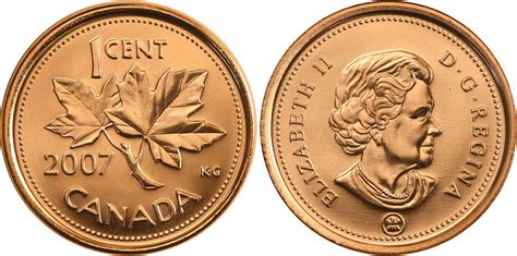 Learn how much your penny is worth by identifying its type. Coins and Canada - 1 cent 2007 - Canadian coins price ...