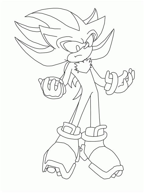 Https://tommynaija.com/coloring Page/super Shadow The Hedgehog Coloring Pages