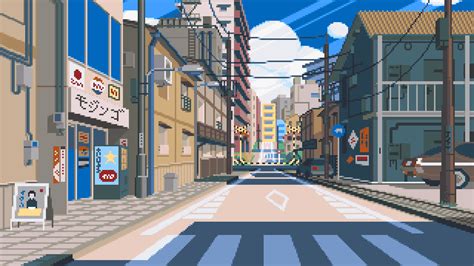Oc Tokyo Street Pixelart