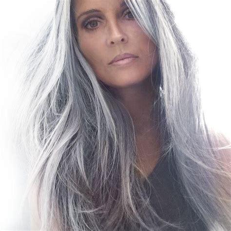 Famous Inspiration 40 Long Hairstyles Gray Hair
