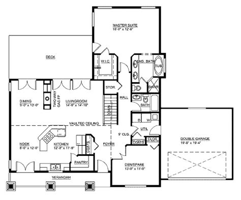 Craftsman Style House Plan 2 Beds 2 Baths 1538 Sqft Plan 126 142