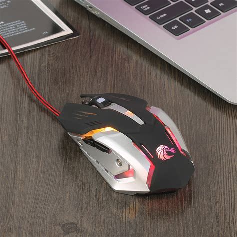 24g Adjustable 7 Buttons Optical Usb Wired Gaming Game Silent Mouse