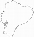 Ecuador Outline Map