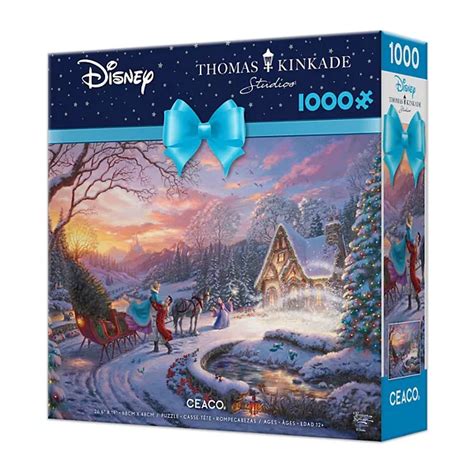 Thomas Kinkade 1000 Piece Holiday Puzzle Cinderella Bringing Home The