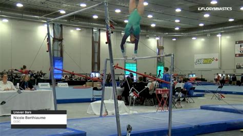 Nicole Berthiaume Bars Ccgc 2019 Canadian Gymnastics Championships