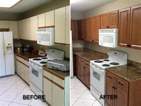 Cabinet refacing is a fabulous, inexpensive solution for making over your kitchen on a budget. Before & After Pictures of Kitchen Cabinet Refacing. Call ...