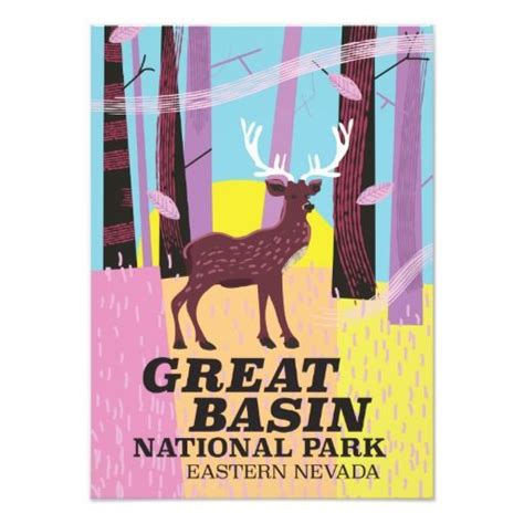 Great Basin National Park Vintage Travel Poster Zazzle Vintage