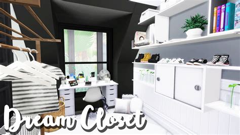 Sims 4 Dream Closet Speed Build Youtube