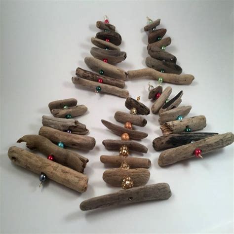 Driftwood Christmas Trees Driftwood Ornaments By Crystalsseaglass