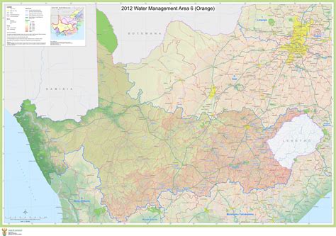 South Africa Water Management Areas Dams And River Systems Maps Afriwx