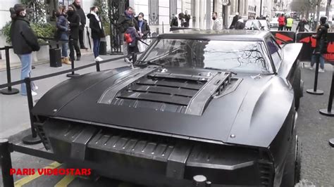 Batmobile From The Batman Paris 22 February 2022 Dc Movie With