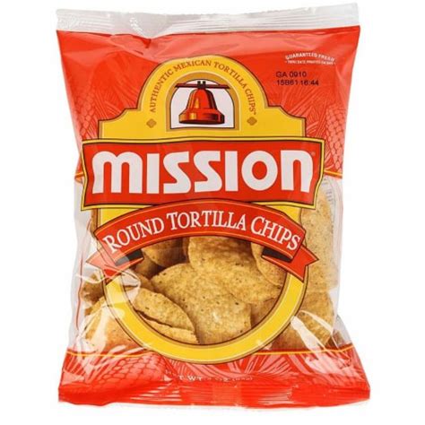 mission yellow round tortilla chips 3 oz bag 48 per case 48 3 ounce fry s food stores