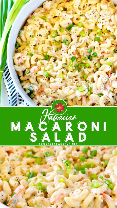 I've also made it with tuna instead of crab, and edamame (soy beans) instead of peas, and it turned out great! Classic Hawaiian Macaroni Salad • Food, Folks and Fun