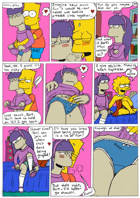 Post Bart Simpson Comic Jimmy Lisa Simpson Sherri Mackleberry