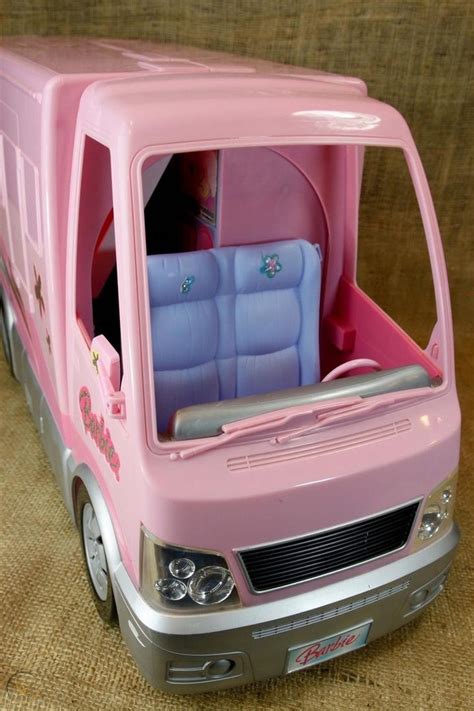 2006 Barbie Camper Rv Party Van Pool Hot Tub Lights Sounds Music Pink