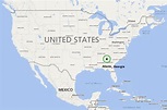 Where is Atlanta, GA? / Where is Atlanta georgia Located in the US Map
