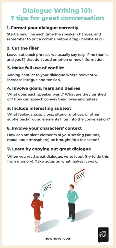 Dialogue how two write to example between characters. How to Write Dialogue: 7 Steps for Great Conversation | Now Novel