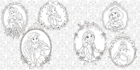 ディズニー 塗り絵 無料 大人の塗り絵 postcard book 大好き! Itsti: ディズニー プリンセス ディズニー 大人の塗り絵 無料