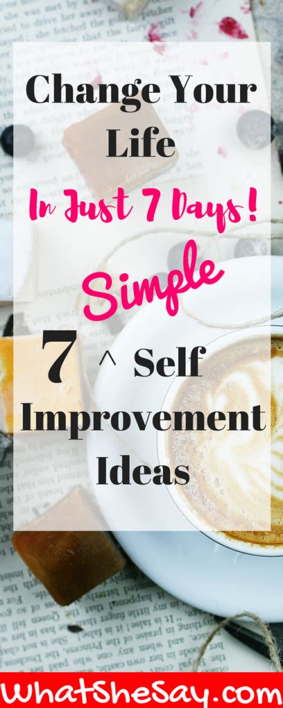 7 Self Improvement Ideas You Can Use This Week | Self ...