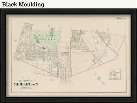 Middletown New York 1903 Map Replica Or Genuine Original Etsy