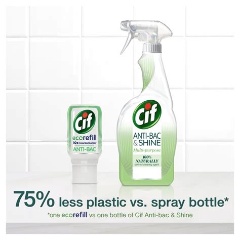 Cif Anti Bacterial Multi Purpose Cleaning Spray Refill Ocado