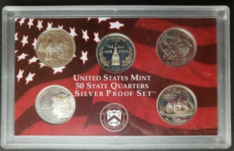 2000 United States Mint 50 State Quarters Silver Proof Set Ebay