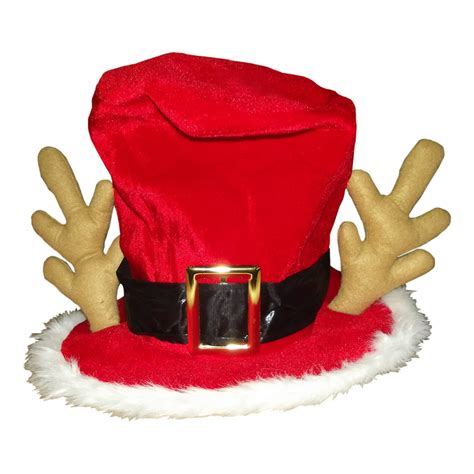 holiday mad hatter christmas hat with antlers