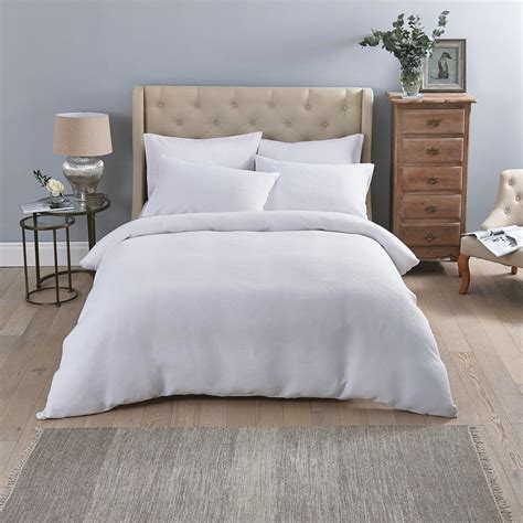 Sainsburys Home Luxury White Waffle Bedding Set Double 8069438