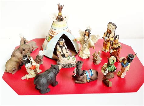 Native American Nativity Set Christmas Nativity Set Nativity Set
