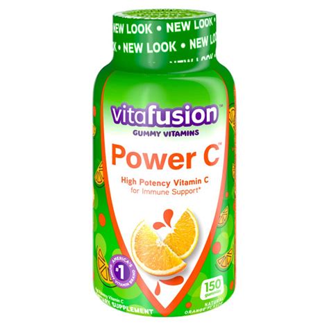 Vitafusion Power C Immune Support Gummy Vitamins For Adults Natural