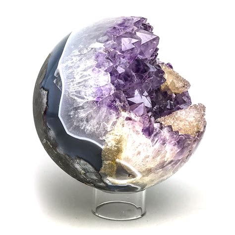 Amethyst Geode Agate Sphere I Astro Gallery Touch Of Modern