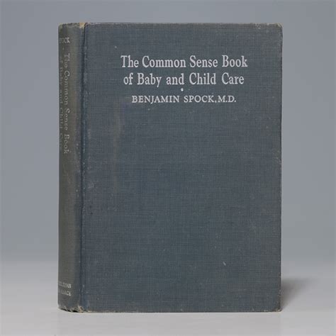 Common Sense Book Of Baby And Child Care Signed Benjamin Spock