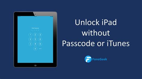 How To Unlock Ipad Without Passcode Or Itunes 2021 Update Youtube