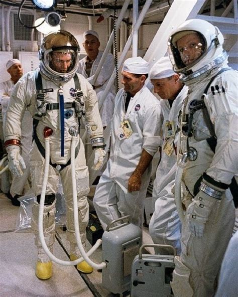 Dave Scott And Neil Armstrong Of Gemini Viii Space Suit Space Nasa
