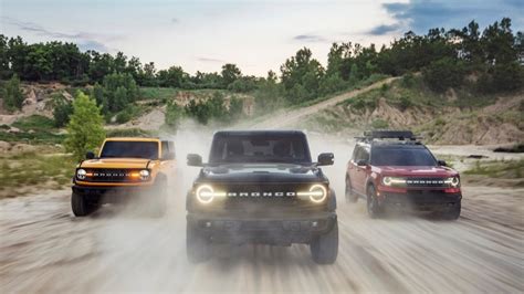 Ford Lança A Nova Família Bronco Nos Eua Com Versões De Duas E Quatro