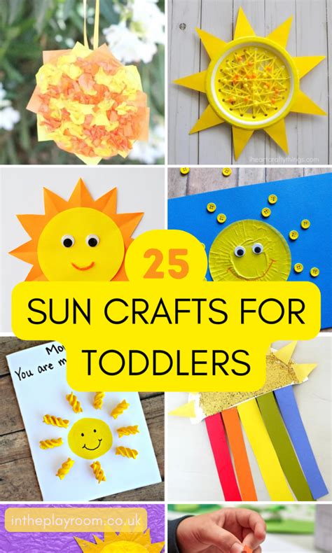 25 Cheerful Sun Crafts For Toddlers In The Playroom