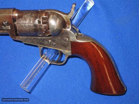 An Early Civil War Colt Model 1849 Percussion Pocket Revolver With A 6